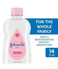 2 Pack Of Johnson's Baby Oil Original Scented 14 Fl Oz