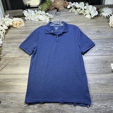 Old Navy Men's Polo Shirt Size Small Blue Short Sleeved Collared Built In Flex