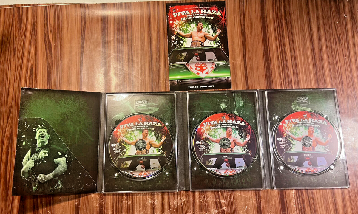 WWE Viva La Raza The Legacy Of Eddie Guerrero DVD 2008 3-Disc Set