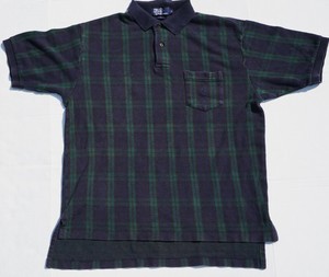 green checkered polo