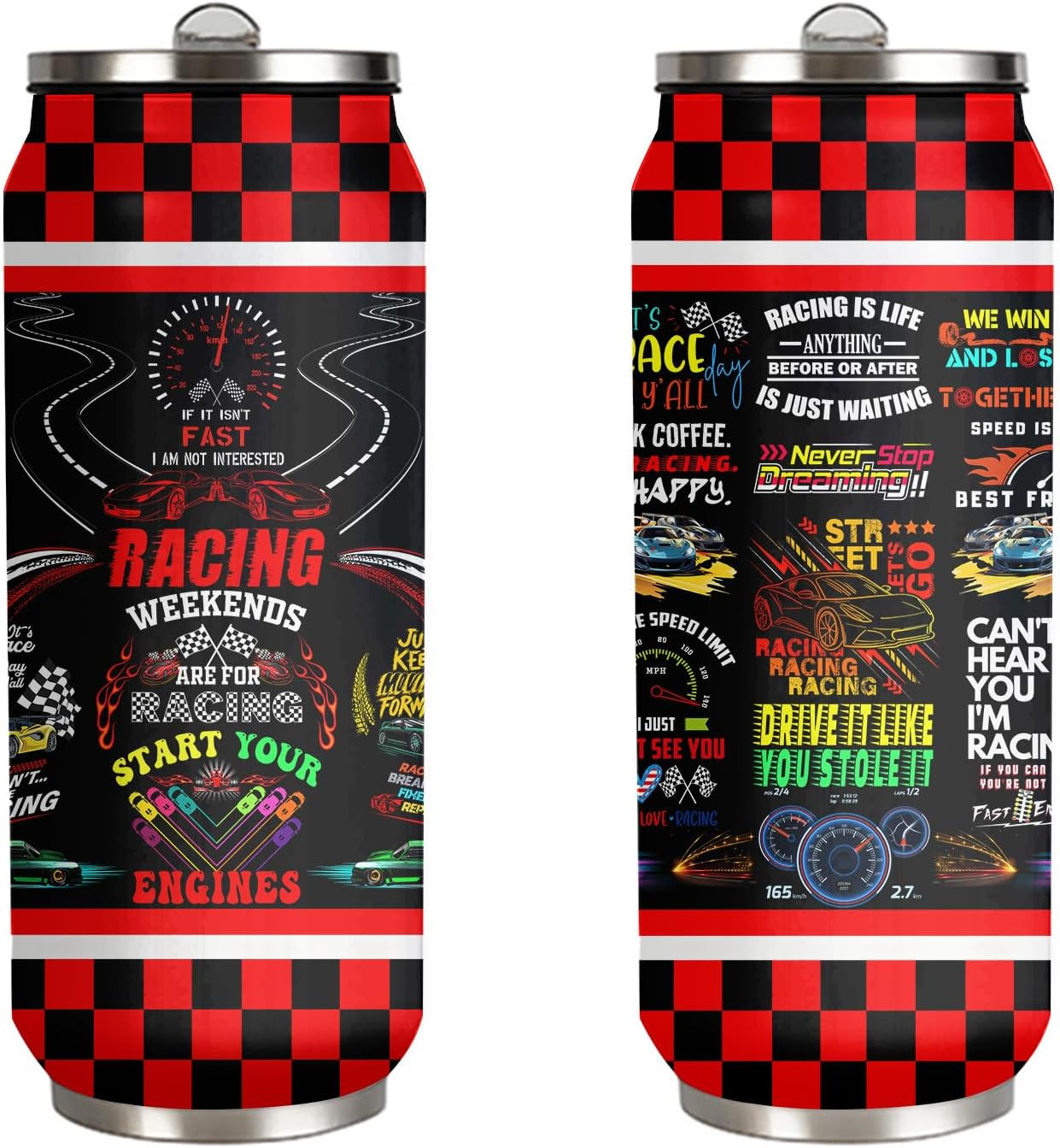 Car Racing Gifts Racing Travel Coffee Mug Racing Tumbler for Car Racing Lover, R