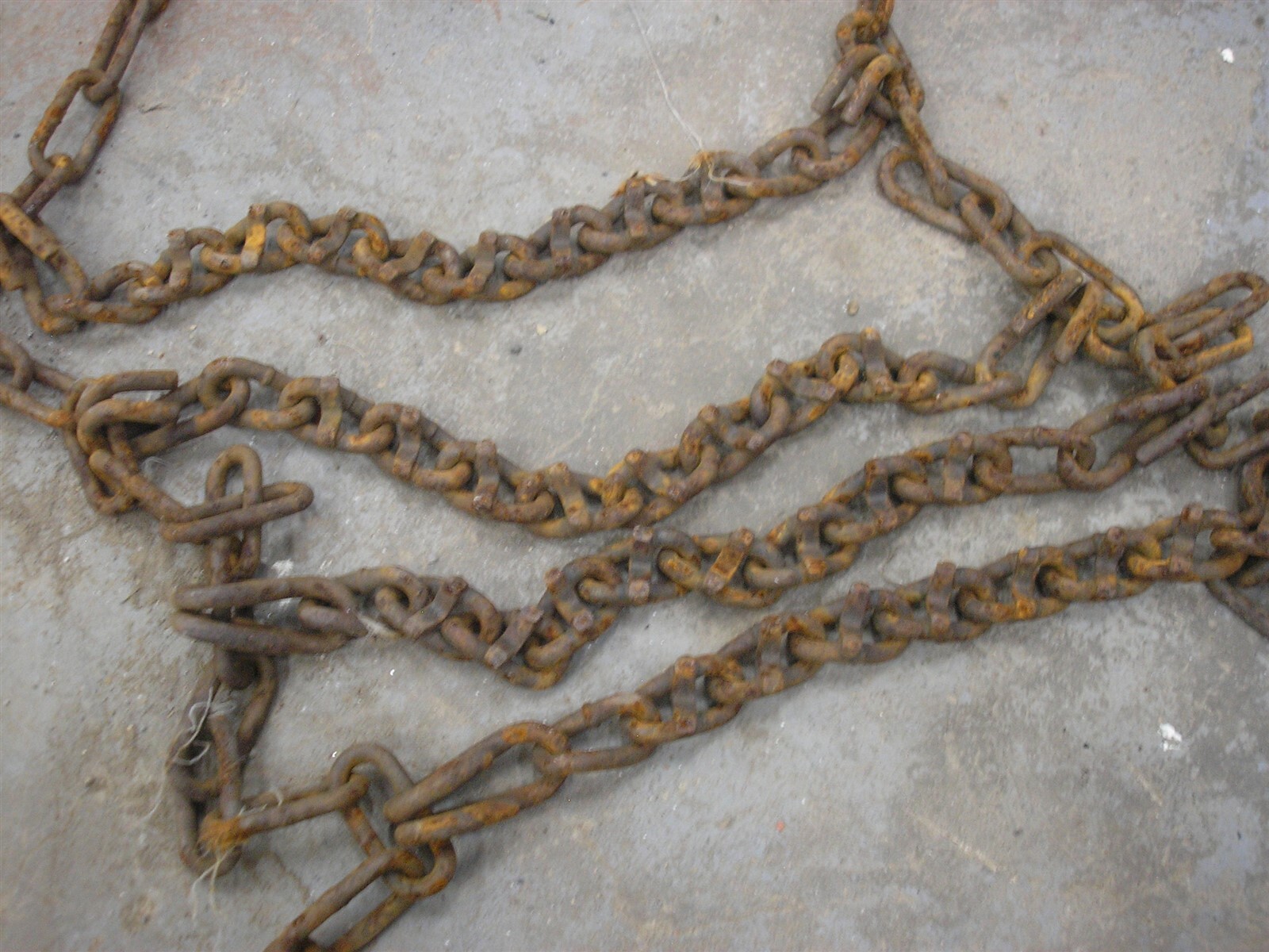 Garden Tractor Heavy Duty VBar Ice Cleat Tire Chain 52" x 13" eBay