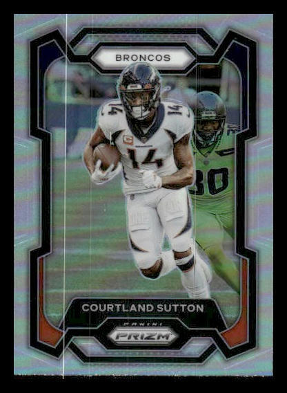 2023 Panini Prizm #85 Courtland Sutton Silver Denver Broncos