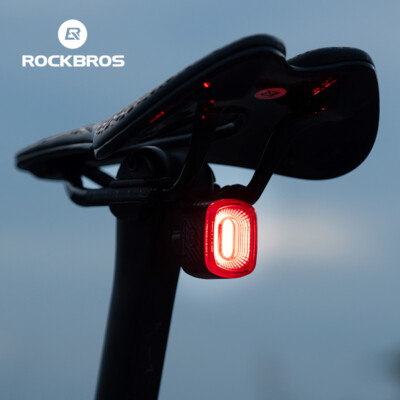 ROCKBROS Bike Tail Light Auto Synchronous Smart Brake Sensing
