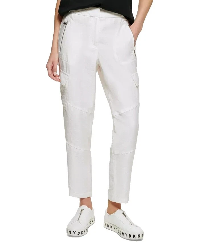 DKNY White Pants for Women