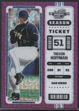 2023 Chronicles Contenders Optic Purple Mojo #11 Trevor Hoffman - Padres - MINT