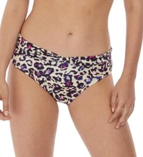 Fantasie Bonito Bikini Brief Size XS 8 10 Classic Twist Amethyst Animal 6946 New