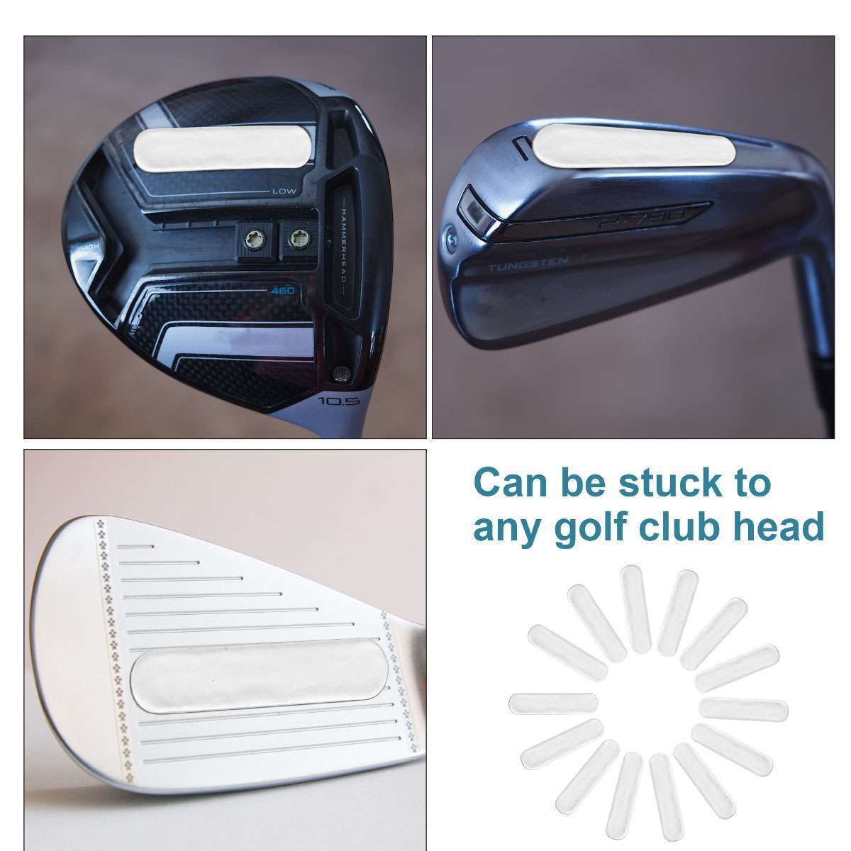 Lead Tape Sticky Back Strips to Add Swing Weight Golf Clubs Putter