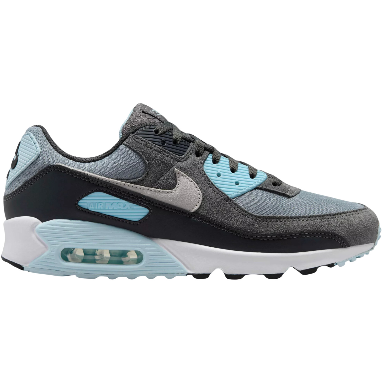 СОВЕРШЕННО НОВЫЕ мужские кроссовки Nike AIR MAX 90 Светло-пемзово-дымчато-серого цвета антрацит, американские размеры 7-14