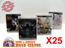 25x SONY PS3 CIB GAME - CLEAR PLASTIC PROTECT...
