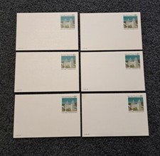 Lot of 6 Vtg. 1980 Salt Lake Temple 10c Postal Cards - USA Historic Preservation