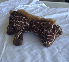 Giraffe Plush Stuffed Animal Toy Small 6-14 in Brown/Beige Ages 3 QTY 2