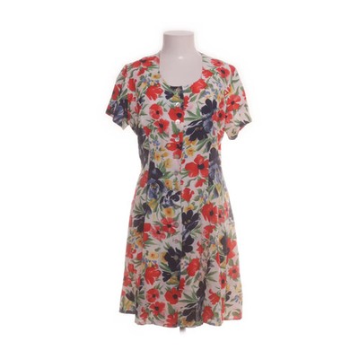 Joy, Kleid, Größe: 36, Weiß/Mehrfarbig, Blumen, Damen #d1m
