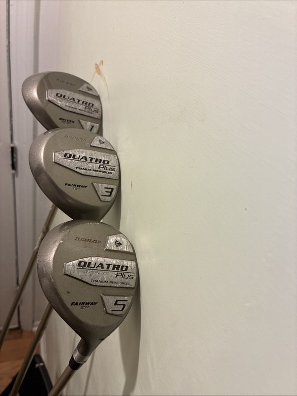 Dunlop Quattro Oversized Plus Titanium Reinforced Driver Set #1,#3,#5