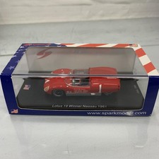Spark Model 1/43 Lotus 19 No.1 Winner Nassau Trophy Race 1961 Dan Gurney Used