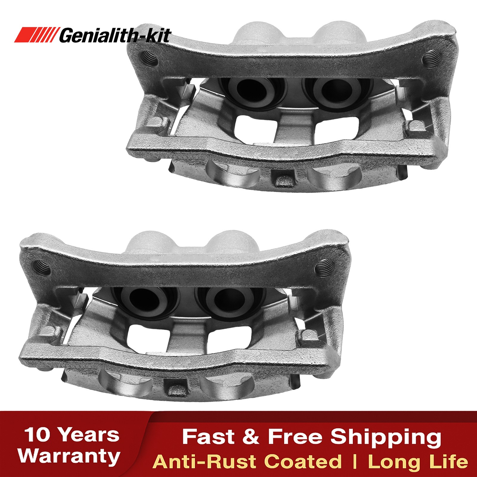 Rear Left & Right Brake Caliper w/Bracket for 2010-2017 2018 Dodge Ram 2500 3500