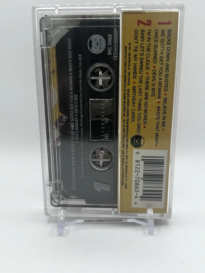 Todd Rundgren - Runt / Cassette/ Rhino Records/ Rick Danko/1st Album Re-issue - Image 2 of 4