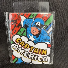 Open Road Brands Marvel Captain America Embossed Tin Magnet
