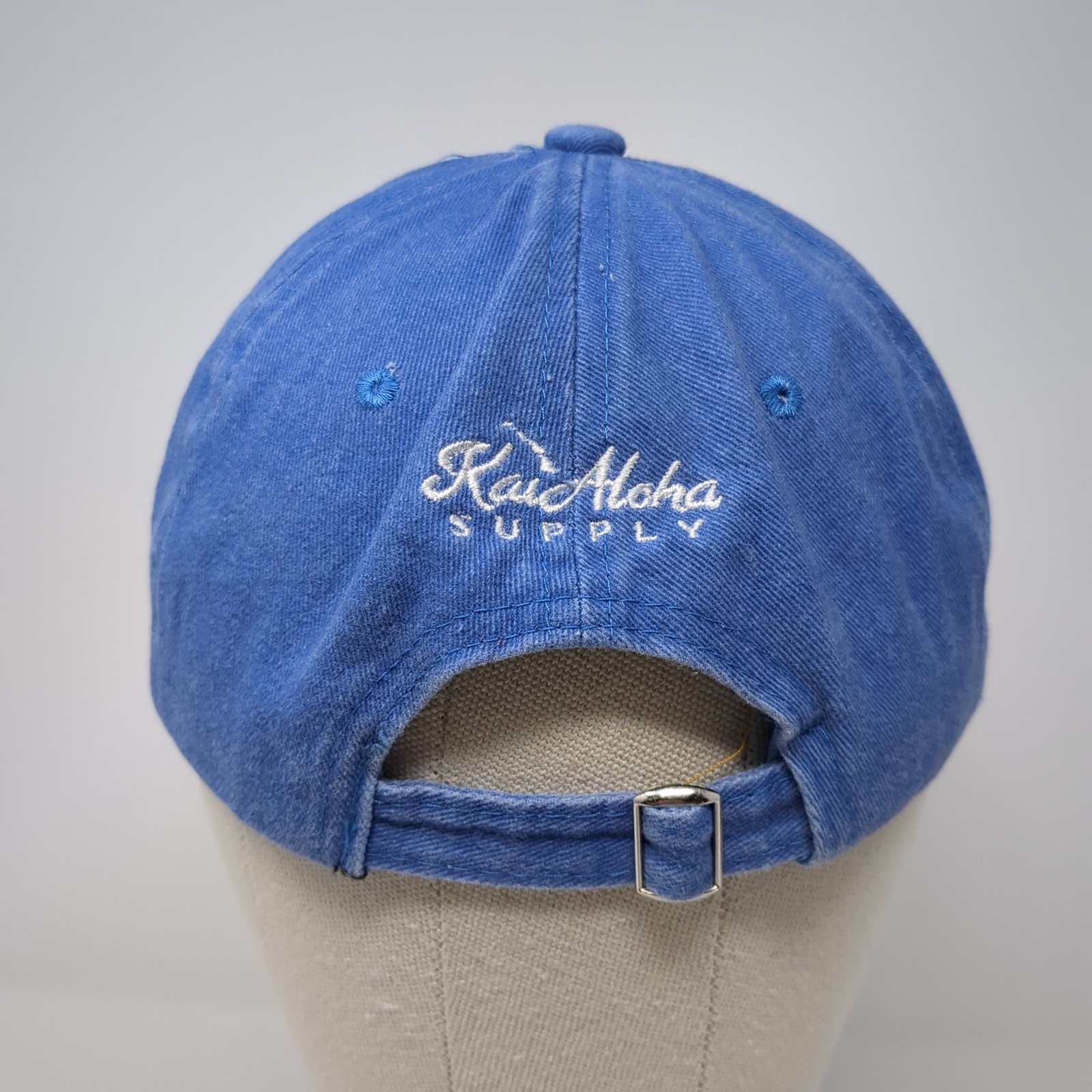Embroidered Pineapple Slideback Baseball Cap Blue… - image 6