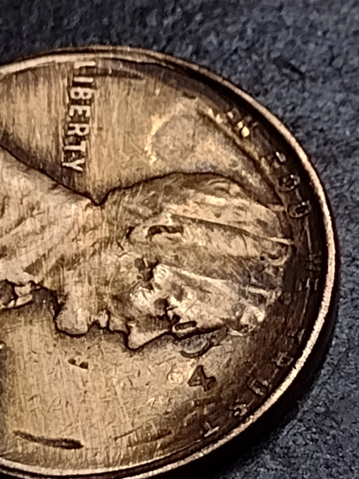 1939 Wheat Multi Error  Has Liberty Backwards On Back And On Front Has Multiple - Image 4 of 4