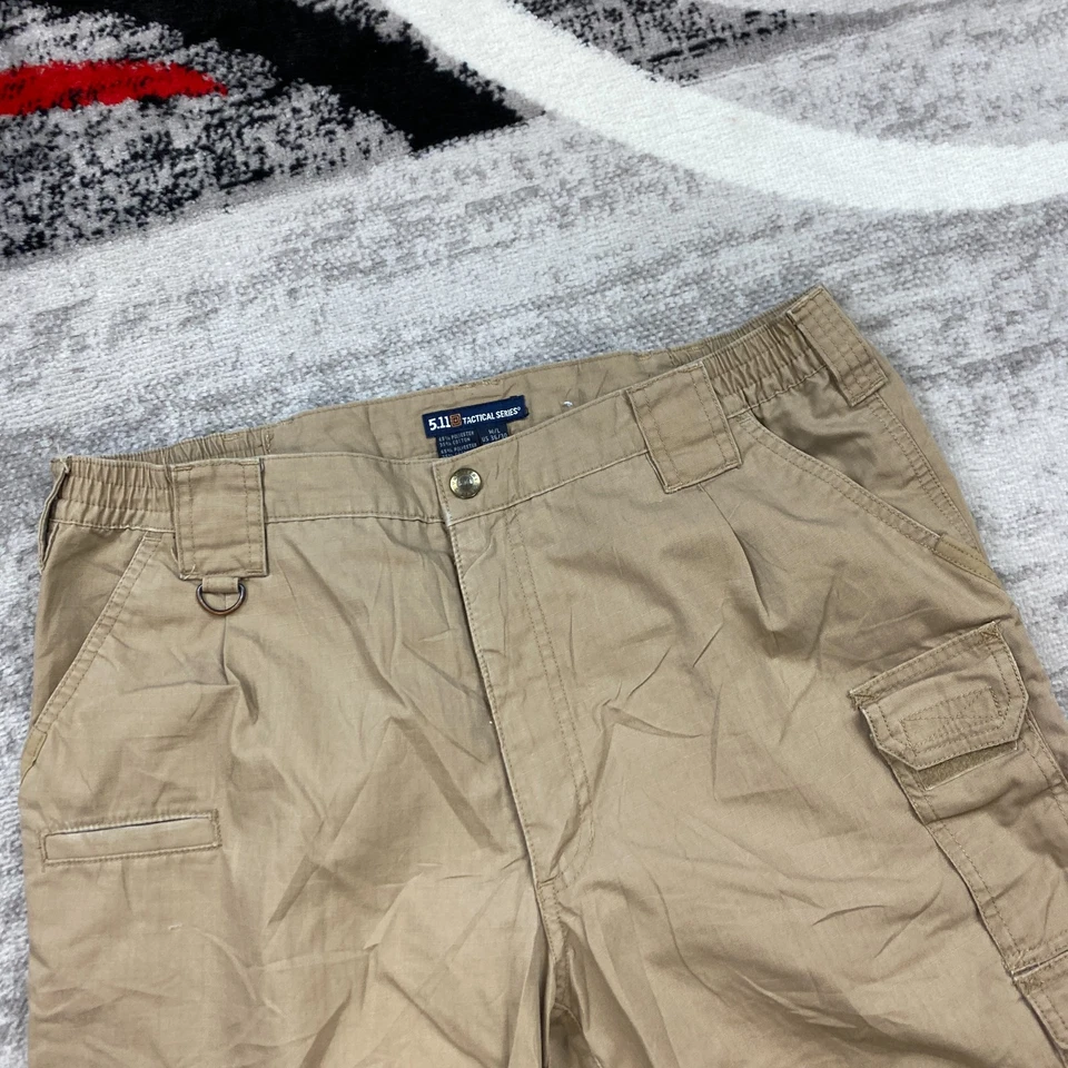 Pantalón de Carga Táctico 5.11 Hombres 36 Marrón Caminata Lona Ripstop 143 Trabajador Hombres 36x30 Foto 3 de 4