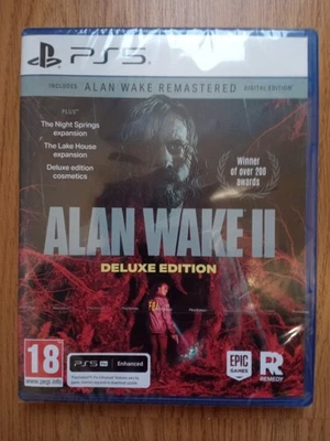 Alan Wake 2 Deluxe Edition PS5 PlayStation 5 NEW SEALED FREE UK TRACKED DELIVERY