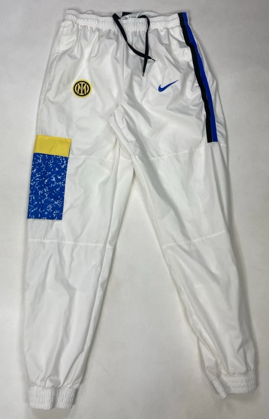 Nike Inter Milan Track Pants Men Large White Ankle Zip DA5471 100