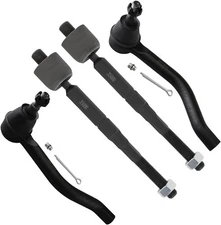 4-PC SET Suspension Kit For Nissan Altima Maxima Inner Tie Rod End Outer Tie Rod