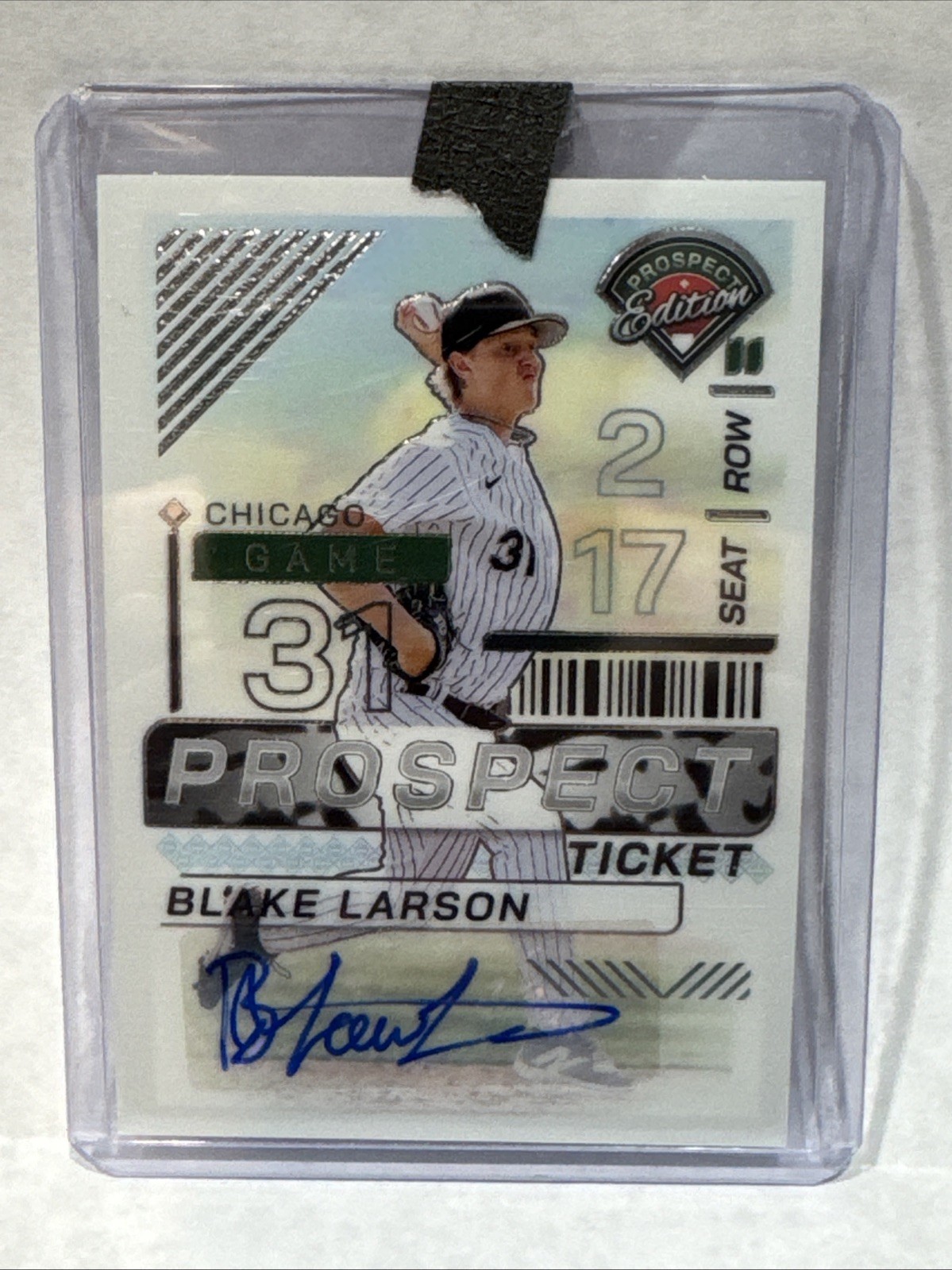 2024 Panini Prospect Edition - Blake Larson #28 Holo Signatures (AU, RC)