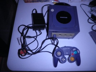 nintendo gamecube - Lila Konsole lose komplett mit offiziellem Controller