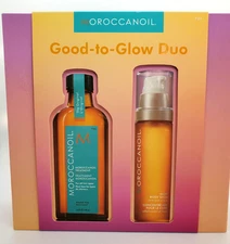 Good-To-Glow Duo Gift Set Moroccanoil Treatment 3.4oz & Night Body Serum  1.7oz