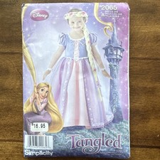 Simplicity Disney Tangled Girls Child Costume Sewing Pattern 2065