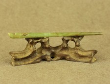 Tang Dynasty Hand Carved Dragon Head Decoration Chinese Antique Jade Hairpin