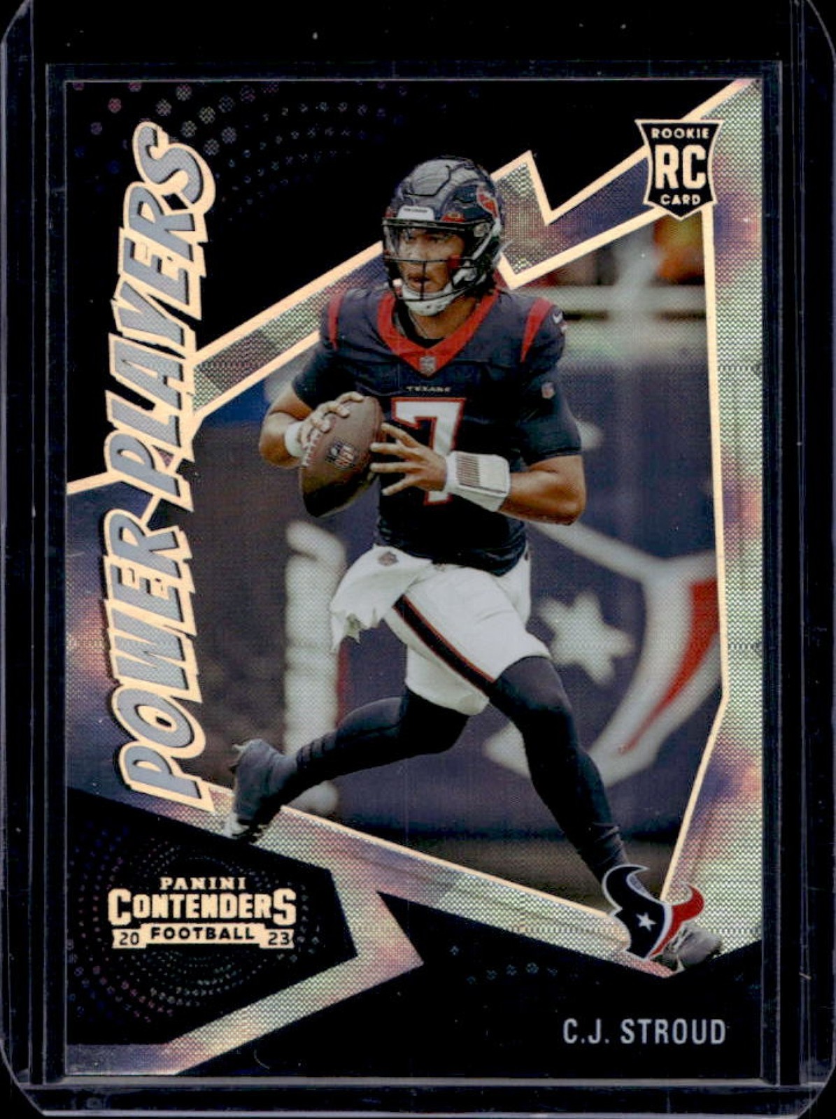 2023 Contenders C.J. Stroud Power Players RC Silver Rookie #24 Texans