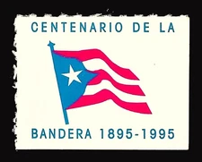 Centenary of the Puerto Rico Flag 1895-1995 - Poster Stamp