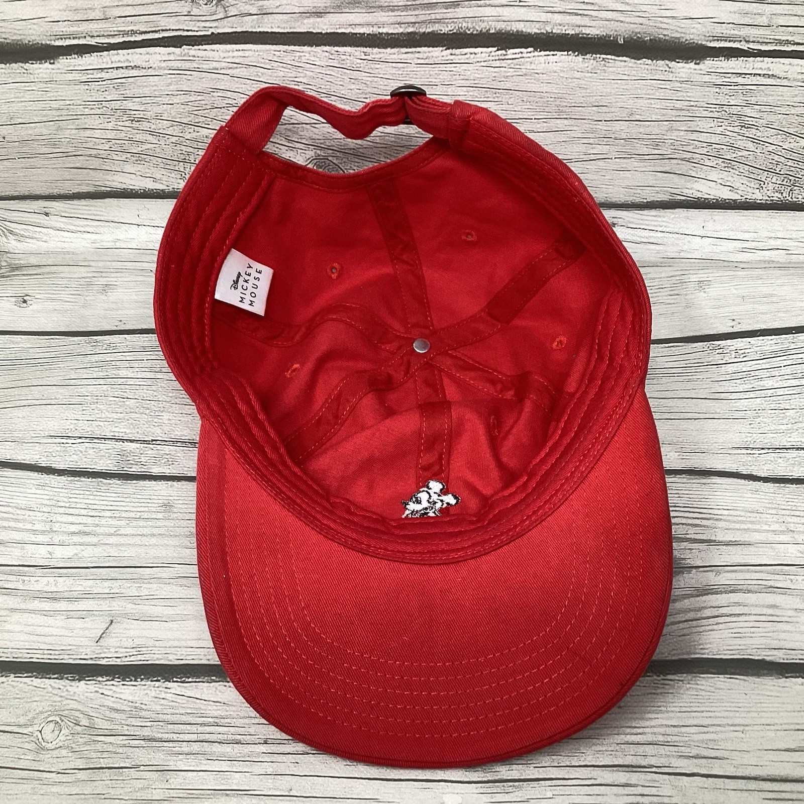Mickey Mouse Hat Baseball Cap Red Adjustable Stra… - image 7
