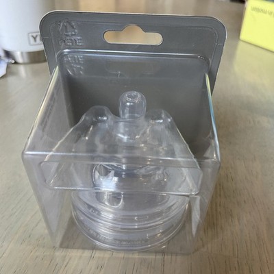 Como Tomo Slow Flow Silicone Replacement Nipples 1 Hole 0-3 months 2-pc BPA Free
