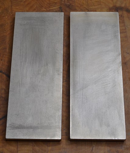 Lot of 2 DMT Dia-Sharp Bench Diamond Stone Fine & 3 Micron 8000 MESH Light Use
