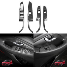 Rhd Carbon Window Lift Switch Panel Cover Trim For Hyundai I30 I30n 2017-2025