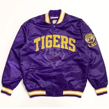 Giacca LSU Tigers Louisiana State Football Bomber Jacket Vintage College Jacket