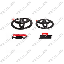 NEW Gloss TOYOTA 2025+ CAMRY HYBRID AWD SE HEV BLACKOUT EMBLEM OVERLAY KITS SET