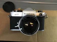 Yashica TL Electro-X 35mm SLR Film Camera w/ Auto Yashinon-DX 135mm f/2.8 Lens
