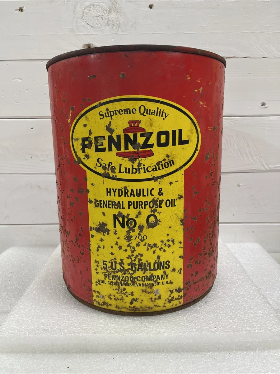 Pennzoil 5 Gallon Can In Collectible Gas & Oil Advertising Cans