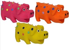 Latex Squeaking Mini Toy Pig Pack of 3