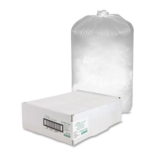 Compucessory CCS60668 Shredder Bag 38x18x17 100/box White