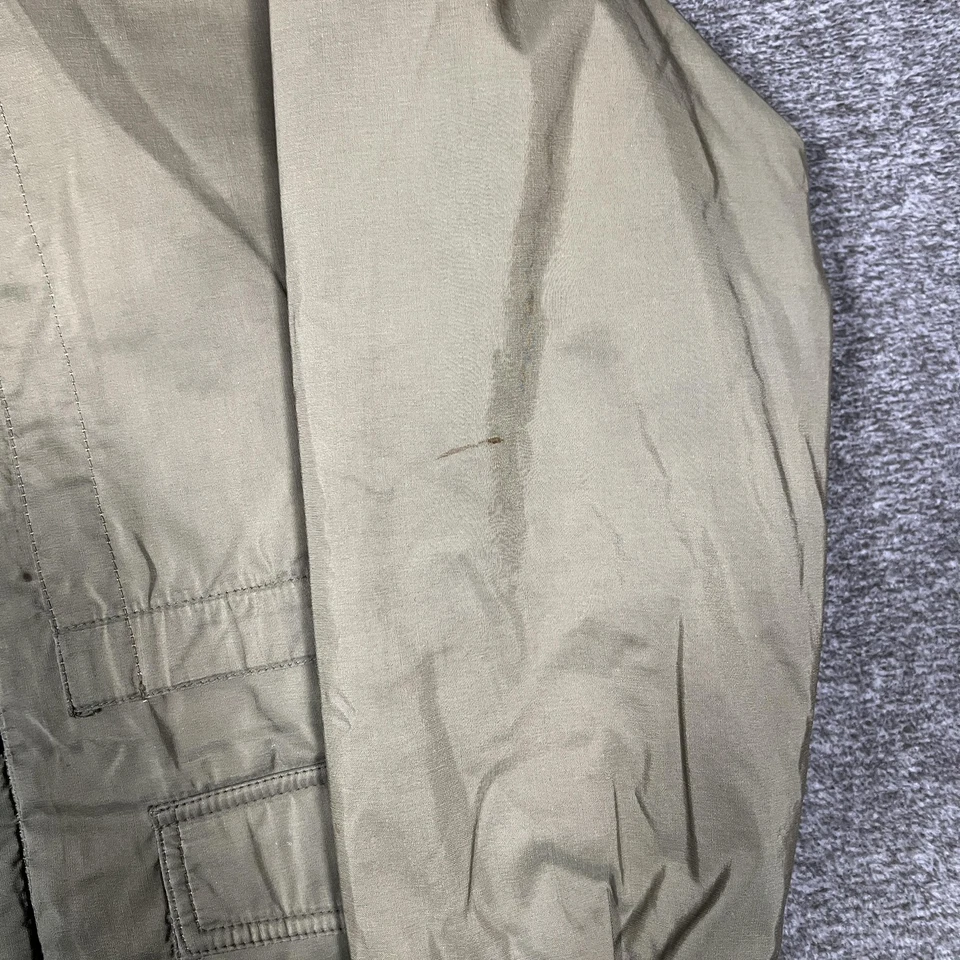 Vintage Lobo by Pendleton Jacket Mens Medium Olive Field Plaid Lined Made USA - Image 3 of 4