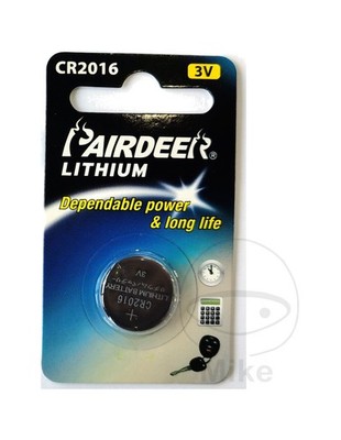 PAIRDEER Lithium button battery CR2016 1566751
