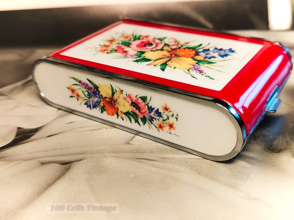 Dandy Mate Plastic Musical vintage powder compact/Cigarette case-Japanese-1r - Image 3 of 4