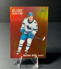 Michael Misa 2025-26 Upper Deck Allure Color Flow Red-Orange RC #CF-MM San Jose