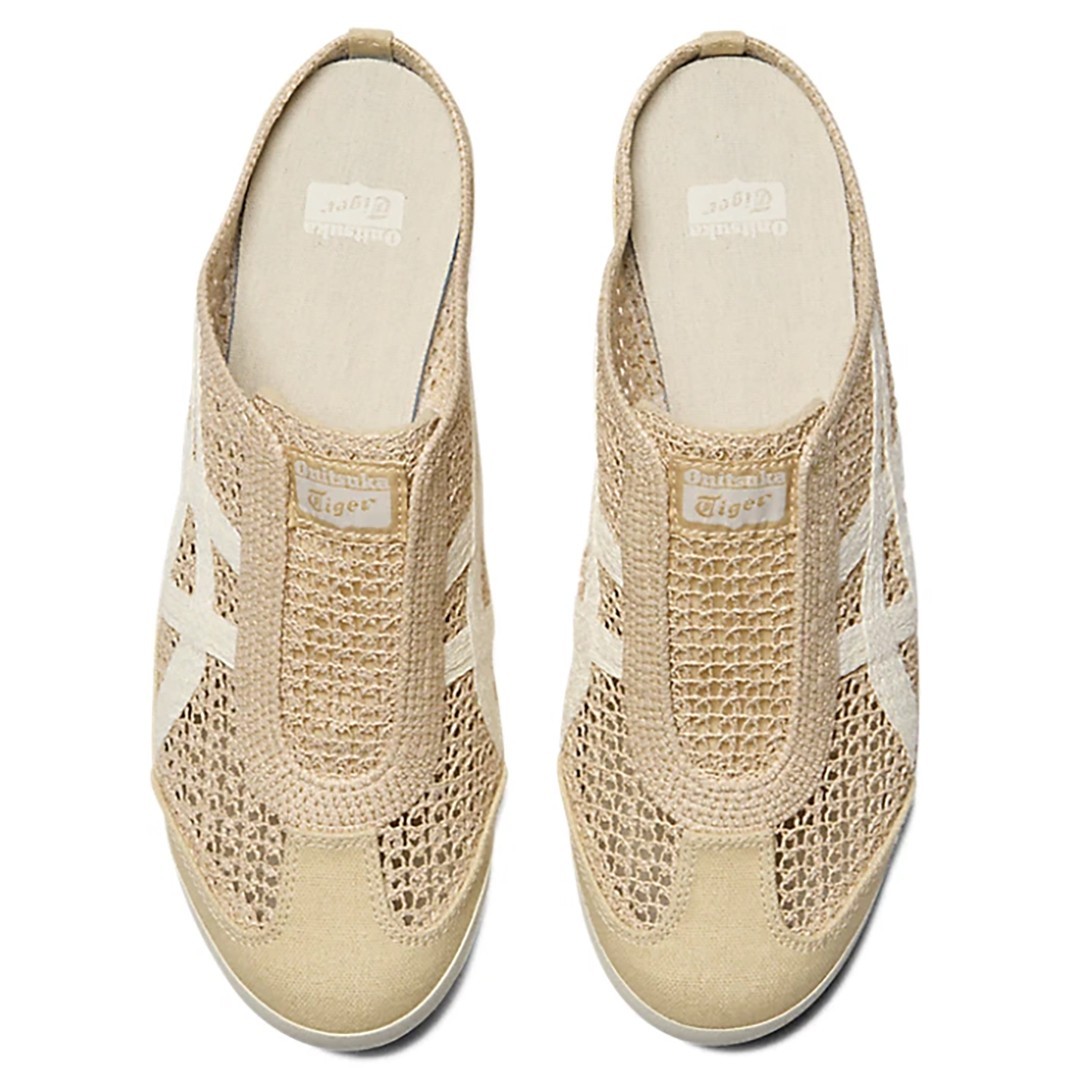 【バニラ53】 New Onitsuka Tiger MEXICO 66 SABOT CREAM CREAM Slipper 1183C123